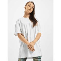 lässiges Urban Classics Damen T-Shirt Oversize 220 g/m² mit Baumwolle Weiß