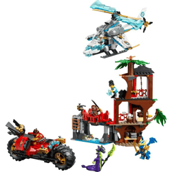 LEGO® NINJAGO - Showdown am Baumhaus mit dem Ninja-Bike (642 Teile)