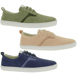 leichte GROUNDIES Barfußschuhe La Paz Damen Low-Top Mesh-Sneaker mit TrueSense Sohle nachhaltig und vegan GND-130264 Rosa, Khaki oder Dunk