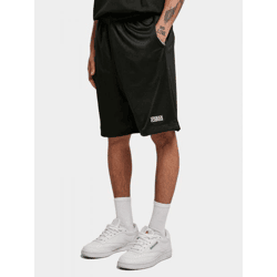 leichte Urban Classics Herren Basketball-Shorts Sport-Shorts 130 g/m² Schwarz