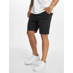 Lightweight URBAN CLASSICS Men's Stretch Shorts, 270 g/m², with cotton, black