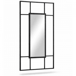 Len-Fra Wandspiegel Madison schwarz 120 cm