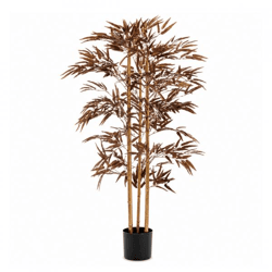 Light & Living Kunstpflanze Bambus im Topf metallic bronze 152 cm
