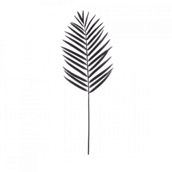Light & Living künstliche Palme metallic schwarz 88 cm