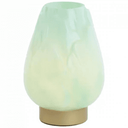 Light & Living Tischleuchte Ginny LED auf Batterie mintgrün gold 27 cm