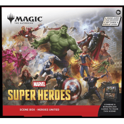 Magic the Gathering - Marvel Super Heroes Scene Box Display (4 Boxes) - EN