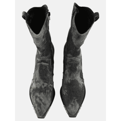 markante Buffalo Damen Boots mit Baumwolle Schwarz