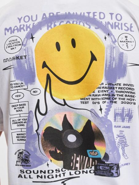 Market Smiley Afterhours T-Shirts, white