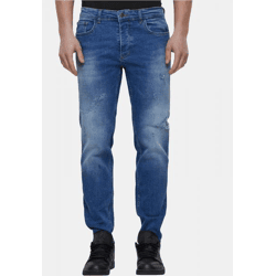 moderne 2Y Premium Herren Jeans Stretch Reißverschluss mit Baumwolle Blau