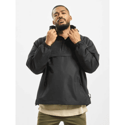 Modern Brandit Men's Jacket with Zipper Pockets, Black