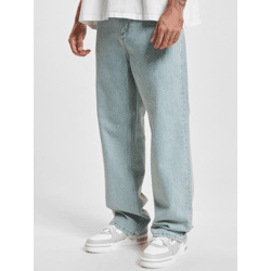 moderne DEF Herren Jeans Reißverschluss Taschen mit Baumwolle Blau