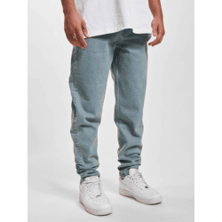 Modern DEF Men's Jeans Pockets Denim with Cotton, Blue