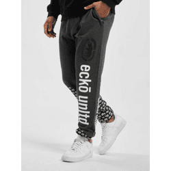 moderne Ecko Unltd. Herren Jeans Kordelzug mit Baumwolle Grau