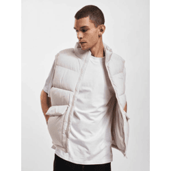 moderne Jack & Jones Herren Jacke Reißverschluss Taschen Creme-Beige
