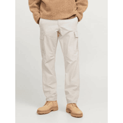moderne Jack & Jones Herren Jeans mit Baumwolle Beige
