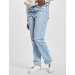 moderne LEVI´S Damen Jeans Straight Fit Stretch mit Baumwolle Blau