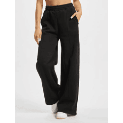 moderne Urban Classics Damen Hose Straight Fit Kordelzug Taschen mit Baumwolle Schwarz