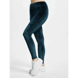 moderne URBAN CLASSICS Damen Hose Stretch 200 g/m² Blau