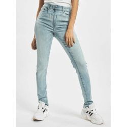 Modern Urban Classics Women's Skinny-Fit Stretch Jeans with Pockets, Cotton Blend, Blue