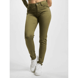 Modern Urban Classics Women's Skinny-Fit Stretch Jeans with Pockets, Cotton, Khaki