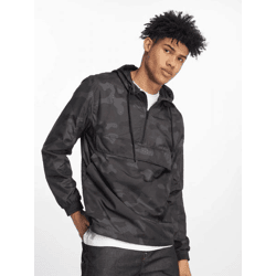 Modern Urban Classics Men's Jacket, Zipper and Velcro Closure, 78 g/m², Camouflage