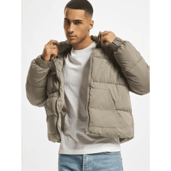 moderne URBAN CLASSICS Herren Jacke Reißverschluss Taschen 96 g/m² Grau