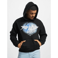 Modern MJ Gonzales Men's Hoodie with Large Hood, 460 g/m², Cotton Blend, Black