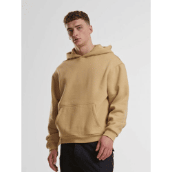 moderner URBAN CLASSICS Herren Hoodie Kapuze 330 g/m² mit Baumwolle Beige