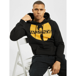 moderner Wu-Wear Herren Hoodie Kapuze 300 g/m² mit Baumwolle Schwarz