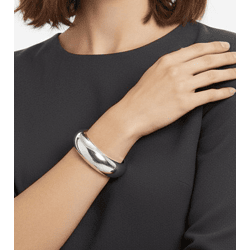 Modernes Calvin Klein Damen Edelstahl-Armband Arm-Schmuck Größe XS Handgelenk-Schmuck KJ3QMD0001 Silber