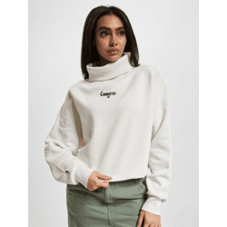 Modern Converse Women's Sweatshirt in White Cotton