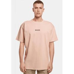 modernes Merchcode Herren T-Shirt Oversize 240 g/m² mit Baumwolle Alt-Rosa