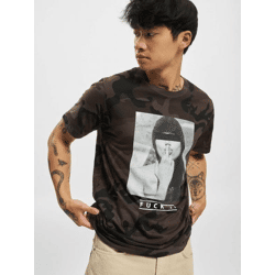 modernes Mister Tee Herren T-Shirt 140 g/m² mit Baumwolle Camouflage