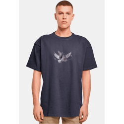 modernes Mister Tee Herren T-Shirt 240 g/m² mit Baumwolle Navy
