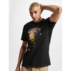 modernes Mister Tee Herren T-Shirt 240 g/m² mit Baumwolle Schwarz