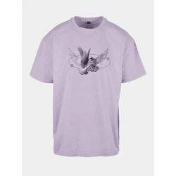 modernes Mister Tee Herren T-Shirt 240 g/m² mit Baumwolle Violett