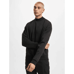 modernes Urban Classics Herren Sweatshirt Oversize Fleece 300 g/m² mit Baumwolle Schwarz