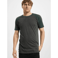modernes Urban Classics Herren T-Shirt 140 g/m² mit Baumwolle Grau/Grün