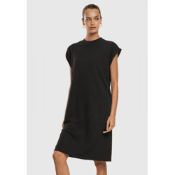 modisches Urban Classics Damen Kleid Oversize 280 g/m² mit Baumwolle Schwarz