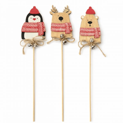 Noor Living decoration sampler Winter wood 31 cm 3 assorti