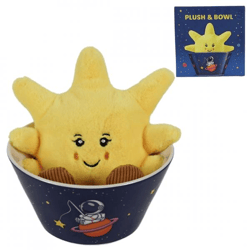 Porzellanschale „Space“ mit Kuscheltier, 15 cm