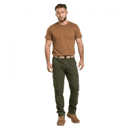 praktische ALPHA INDUSTRIES Agent Herren Cargo-Hose mit 6 Taschen Baumwoll-Hose 158205 Oliv-Grün