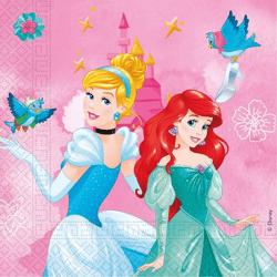 PRINCESS LIVE YOUR STORY - 20 FSC 2ply PAPER NAPKINS 33X33cm