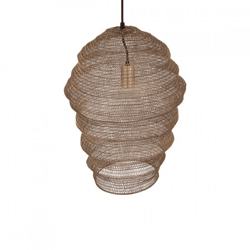 PTMD Hängeleuchte Miko S Messing 50 cm