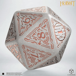 Q Workshop - Der Hobbit: D20 Spindown Jumbo Die: Strahlend