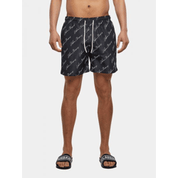sommerliche Urban Classics Herren Shorts 100 g/m² Schwarz
