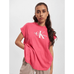 sportliches Calvin Klein Damen T-Shirt mit Baumwolle Pink