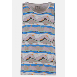 Just Rhyse Men's Oversized Sporty T-Shirt in Beige Cotton