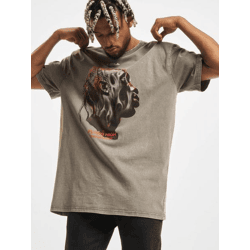 sportliches Mister Tee Herren T-Shirt mit Flying High Print Oversize-Shirt 240 g/m² Baumwoll-Shirt Grau
