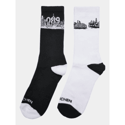 sportliches Mister Tee Unisex T-Shirt Stretch mit Baumwolle Schwarz/Weiß